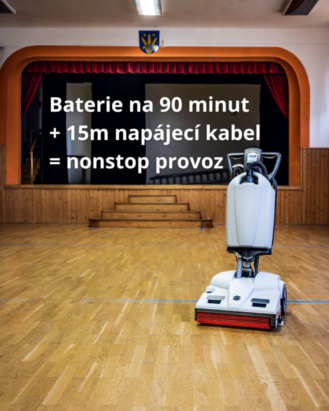 Tělocvična umytá a suchá do 20 minut s minimem vody. Baterie nebo kabel? Proč vybírat, když můžete mít obojí. ✔️ 46 cm...